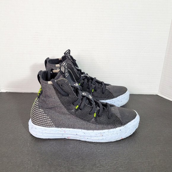 Converse Chuck Taylor All Star Crater Hi Black Athletic Shoes Unisex Wm's 5 Mn 3 - Picture 1 of 11